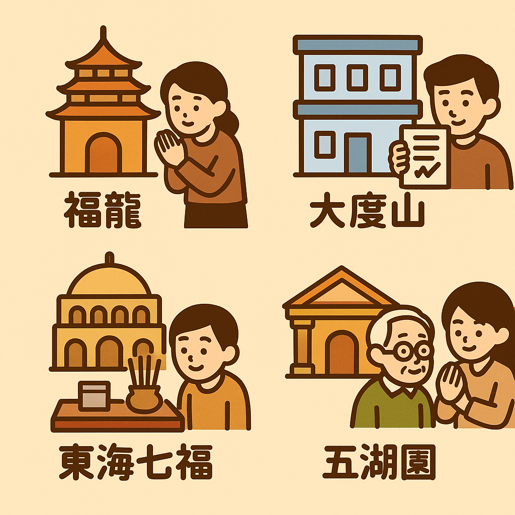 祭拜人物與合約圖像