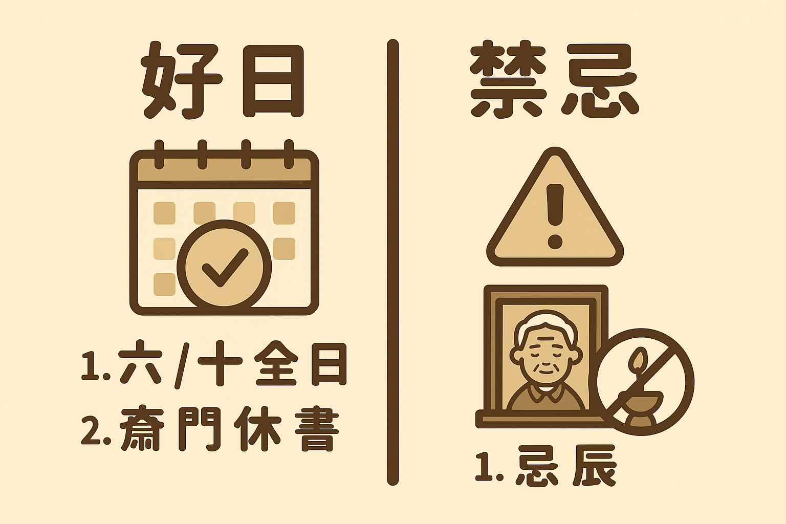 好日子禁忌注意