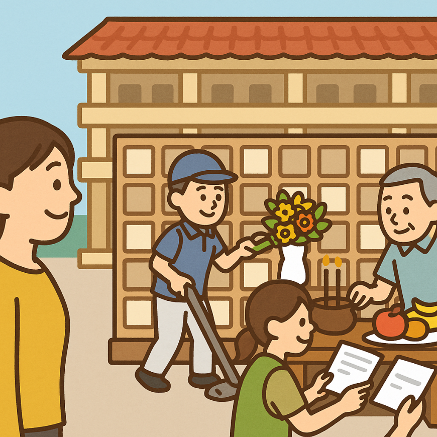 靈骨塔周邊服務產業介紹｜清潔、花禮、供品、刻字一次看懂